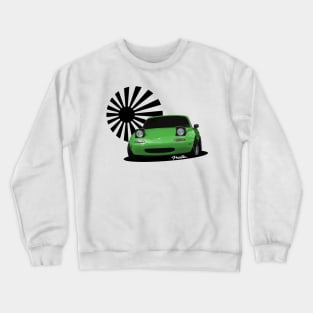 Miata MX-5 NA Green Crewneck Sweatshirt